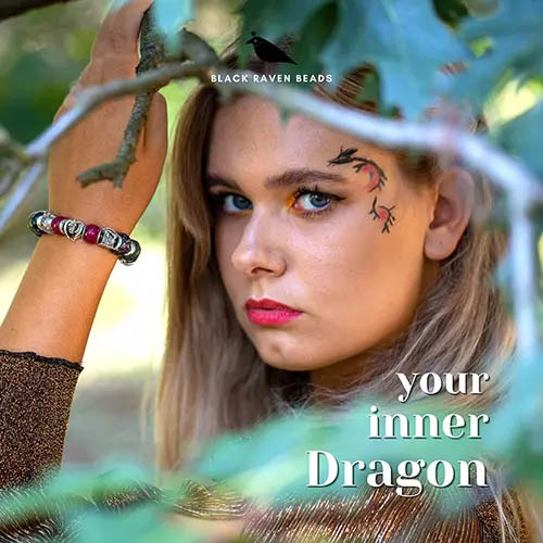 Your Inner Dragon - Black Raven Beads