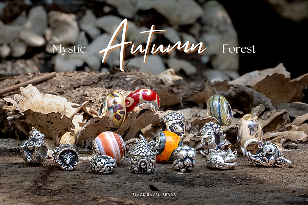 Black Raven Beads Mystic Autumn Forest Collection