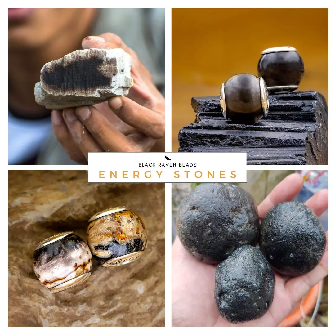 Black Raven Beads Energy Stones