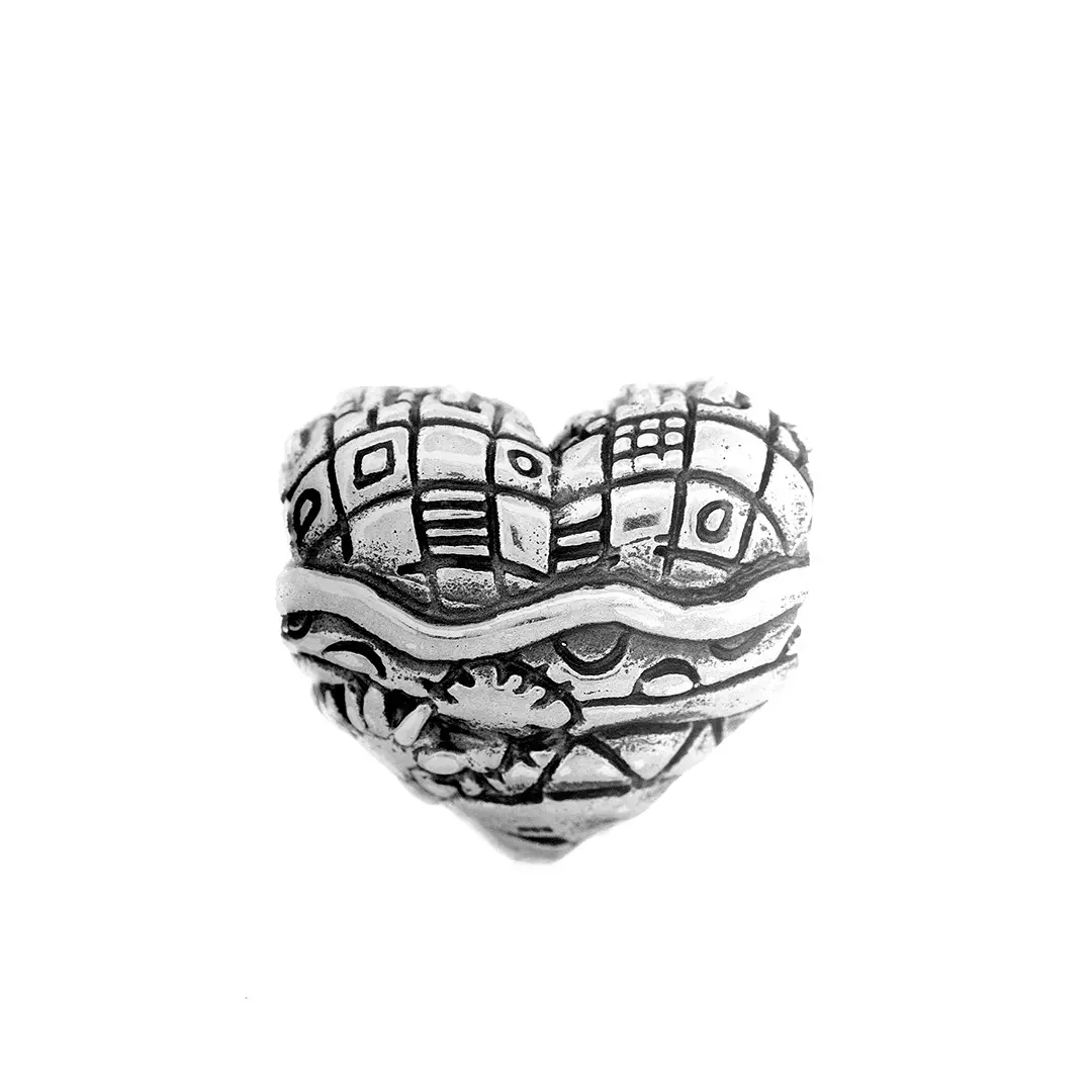 Cuddling Cats Charm Bead
