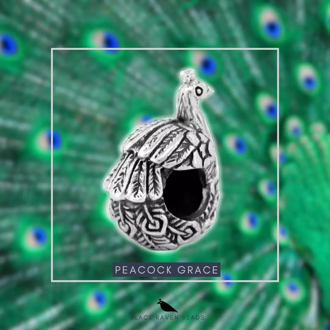 Peacock bead