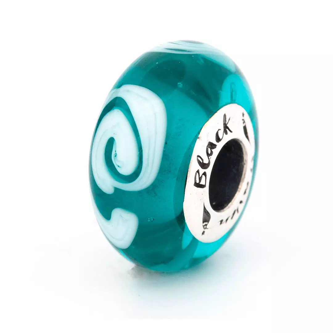 Sea Waves Charm Bead