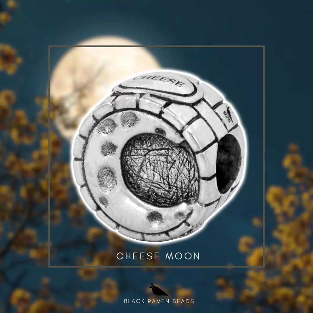 Cheese Moon bead
