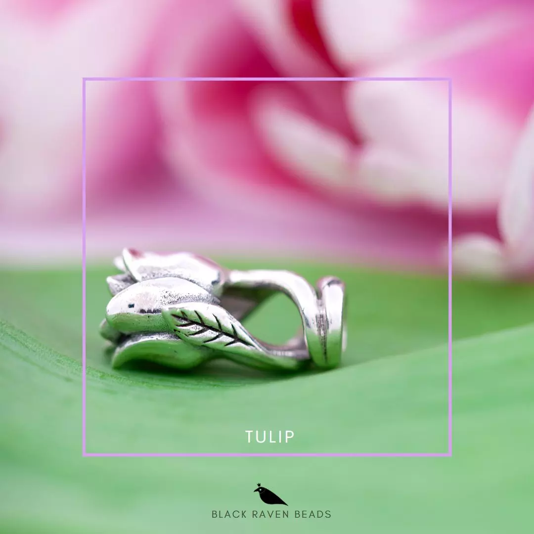 Tulip Charm Bead