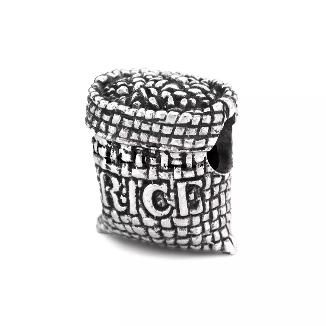 Rice sack Charm Bead