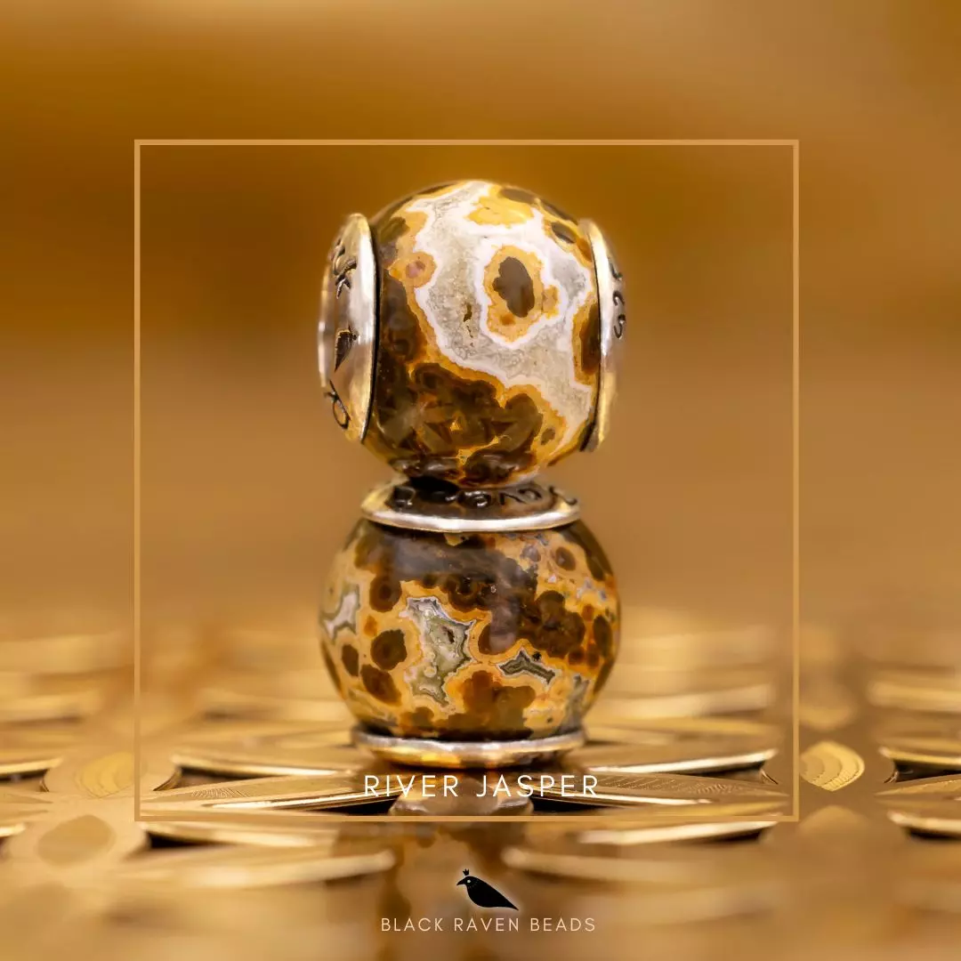 River Jasper Charm Bead