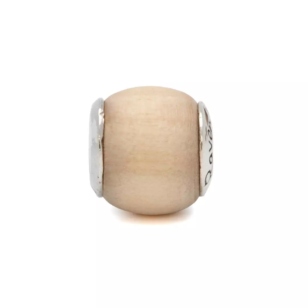 Swietenia Mahogani Wood Charm Bead