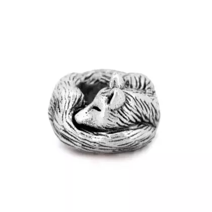 Vixen Lazy Fox Charm Bead