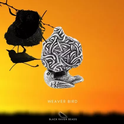 Weaver bird bead