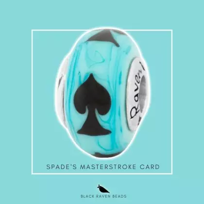 Spade's Masterstroke Card Charm Bead