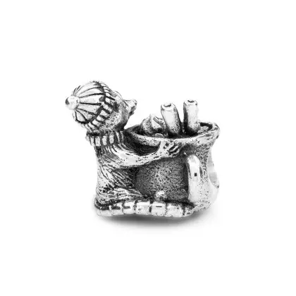Hot Chocholate Raccoon Charm Bead