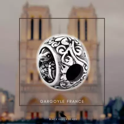 Gargoyle France Paris Notre Dame Charm Bead