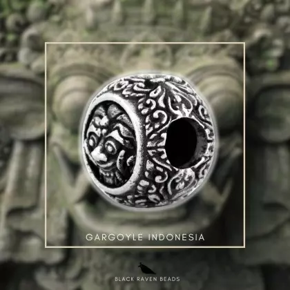 Gargoyle Indonesia Bali Rangda Charm Bead