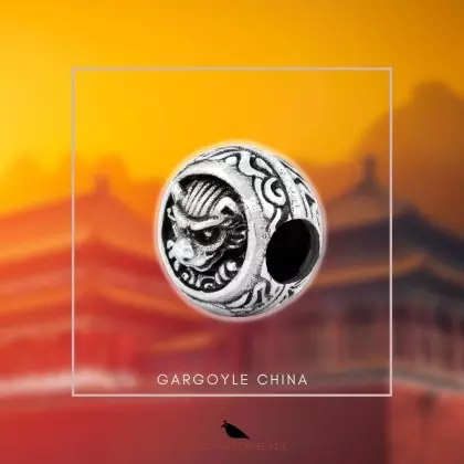 Gargoyle China Forbidden City Charm Bead