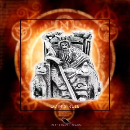 Odin's Rule charm bead