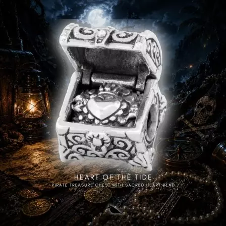 Heart of the Tide - Pirate Treasure Chest with Sacred Heart bead