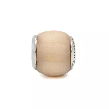 Swietenia Mahogani Wood Charm Bead