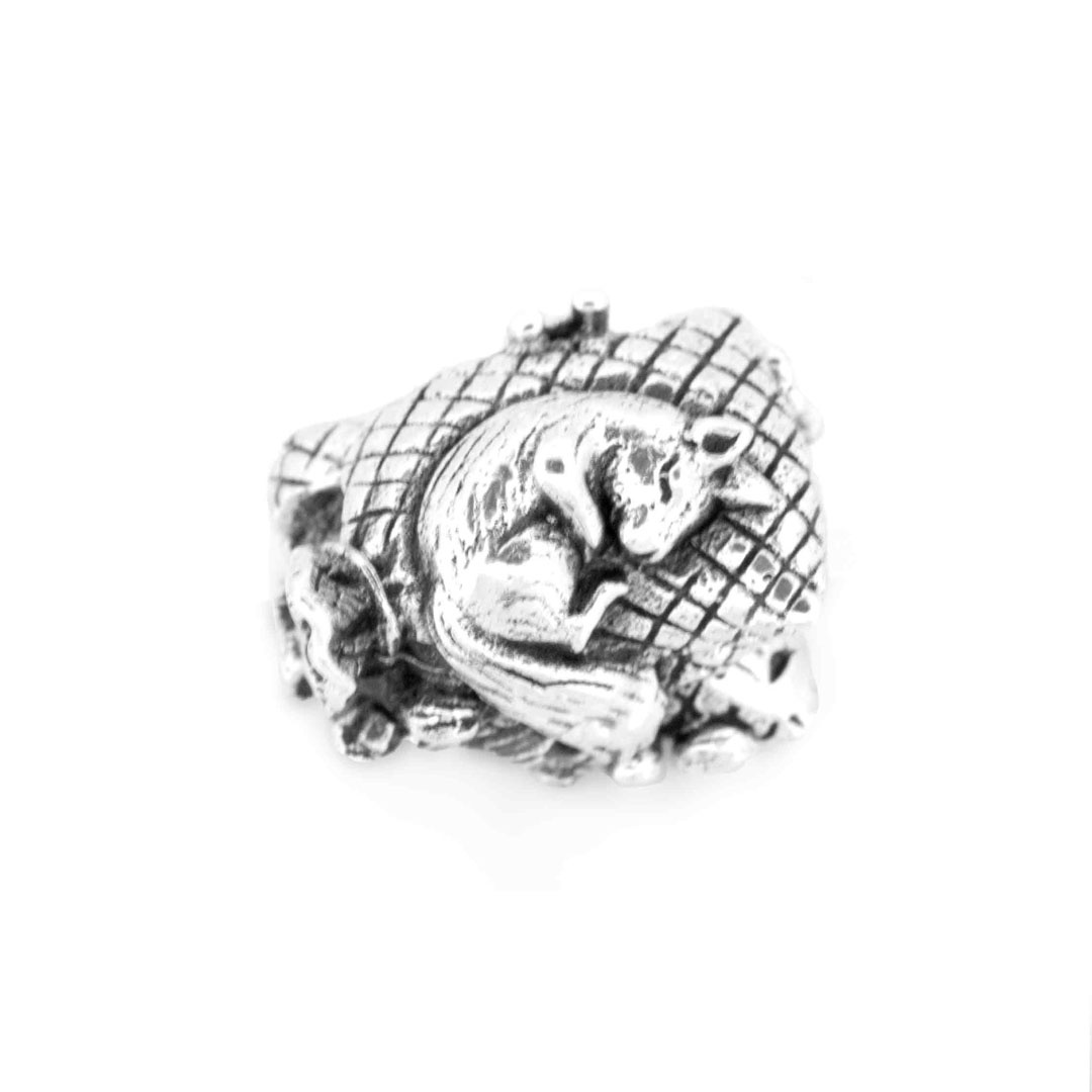 Squirrel nuts Charm Bead