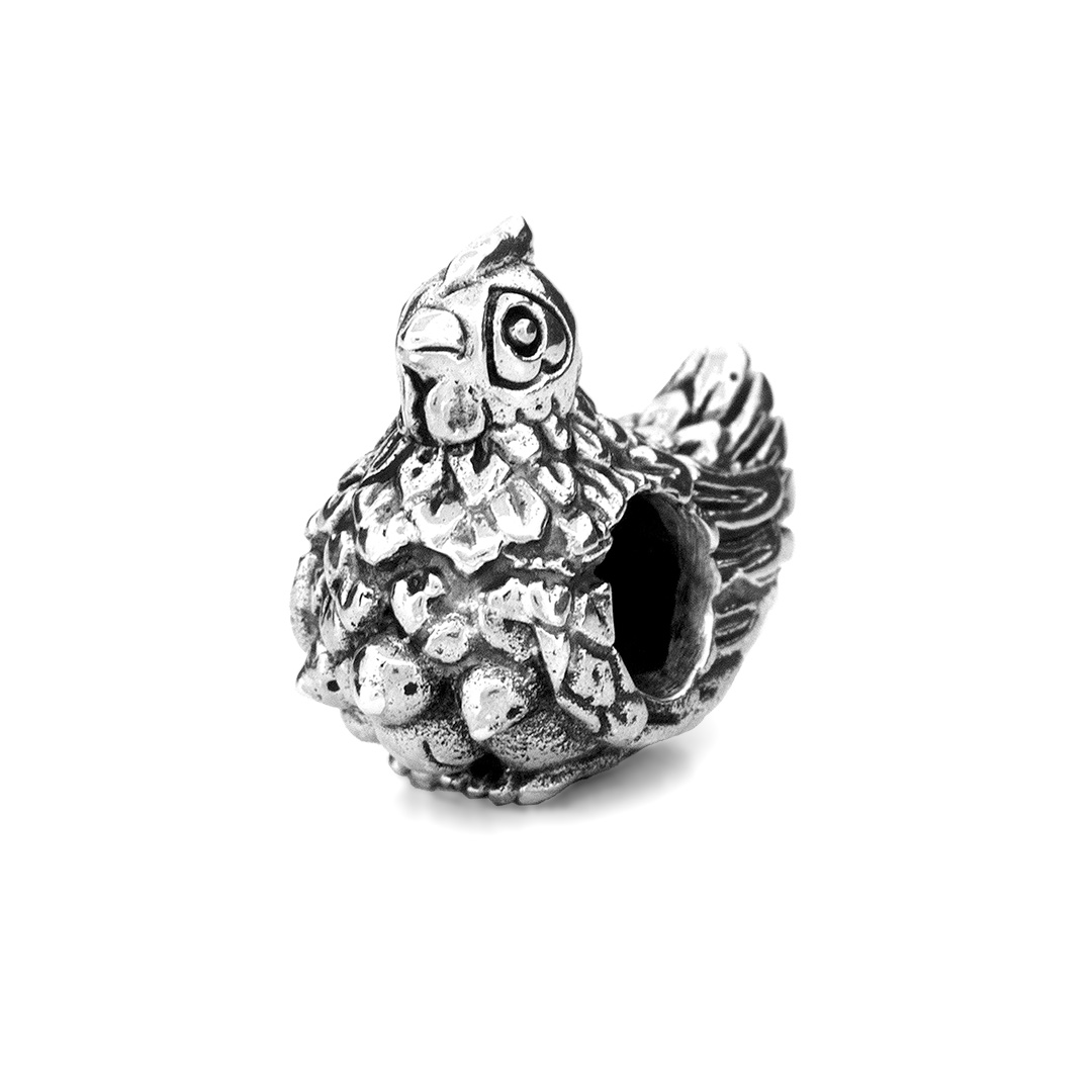 Chicken Love Charm Bead