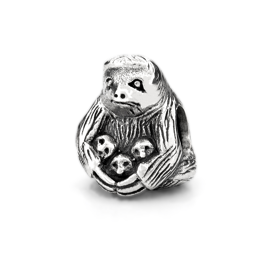 Sloth Love Charm Bead