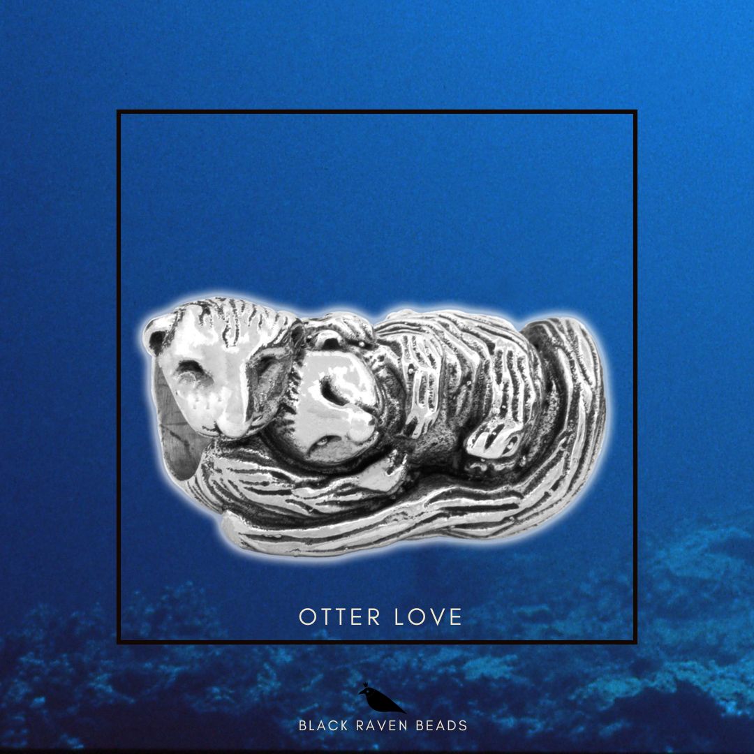 Otter Love Charm Bead