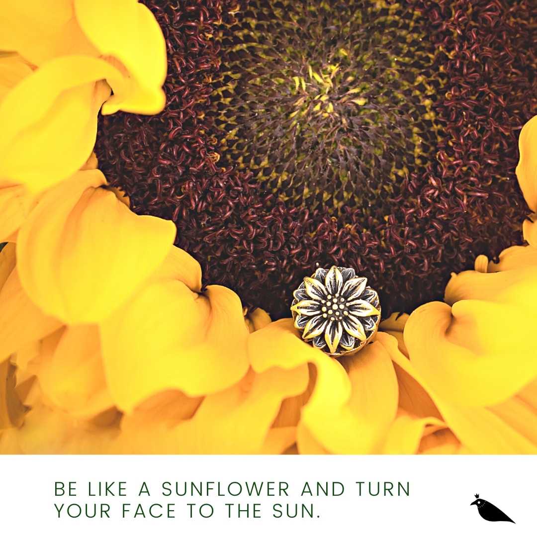 Black Raven Beads Sunflower Joy
