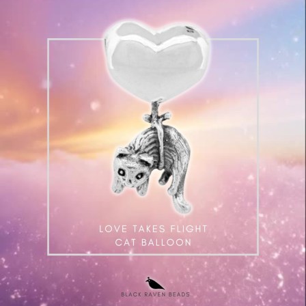 Love Takes Flight Cat Balloon